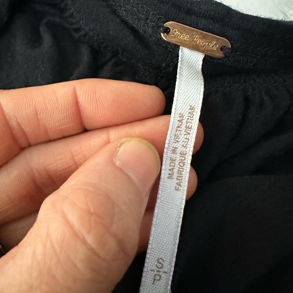 FREE PEOPLE Keepin On Tee in Black - Picture 9 of 14